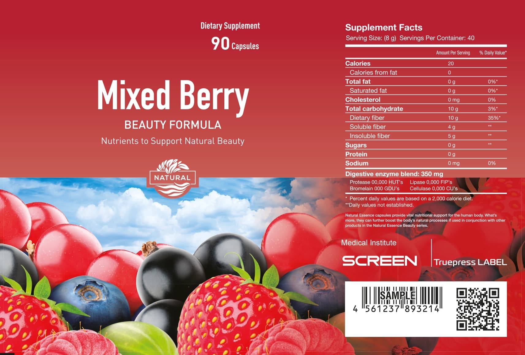 Juice & Soft Drinks labels